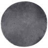 Sztuczny Dywan Skórzany Tafalla Antracyt Ø 200 cm Poliester