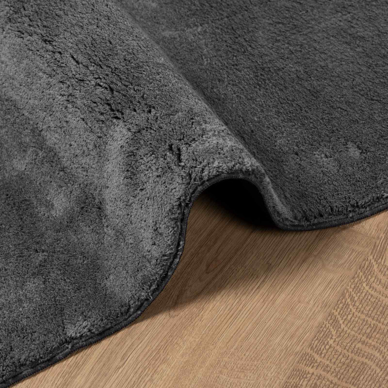 Dywany pokojowe HUARTE Antracyt 750 x 80 cm Poliester
