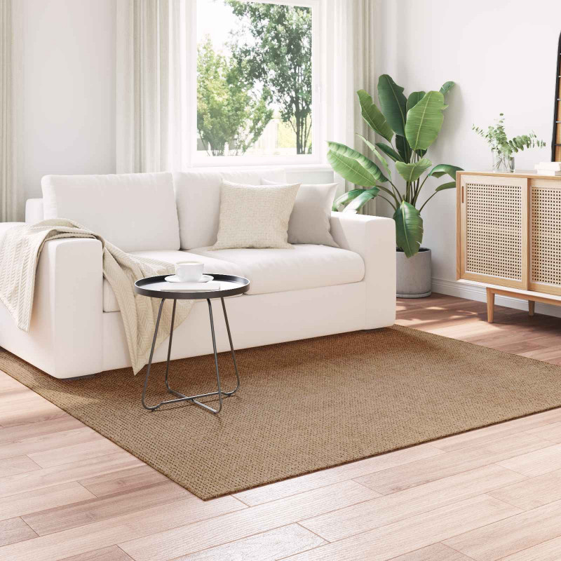 Dywany pokojowe Kwadrat AGIRA Naturalny 200 x 200 cm Poliester