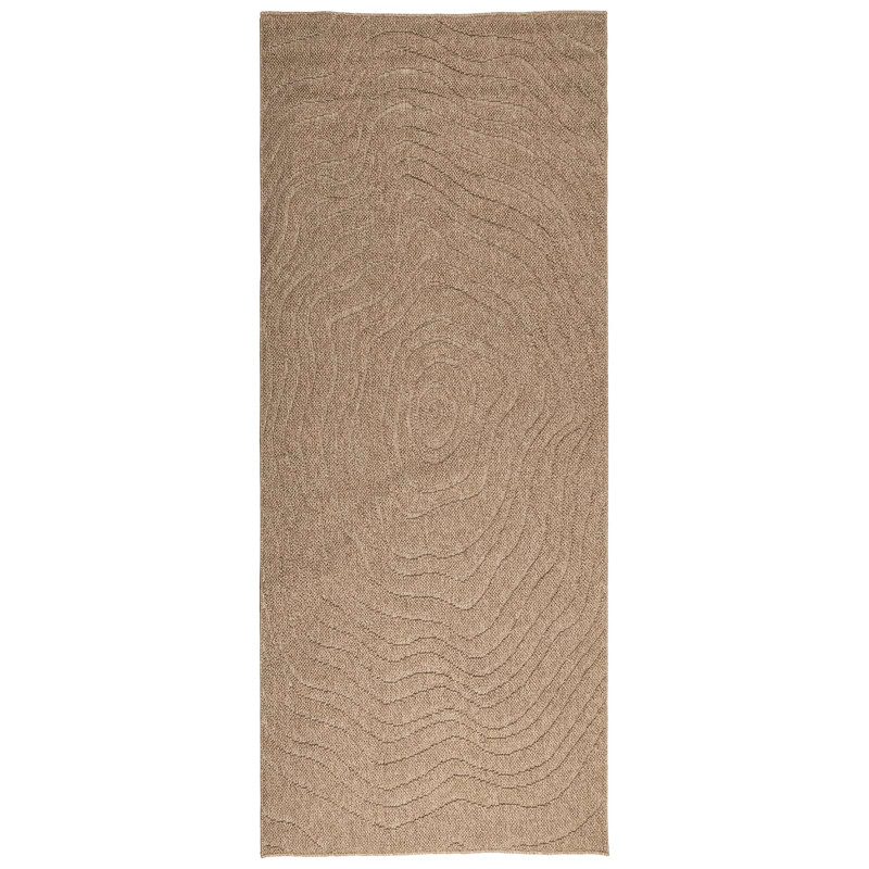 Dywany pokojowe Moiré AGIRA Naturalny 150 x 80 cm Poliester