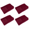 Antypoślizgowy koc z futra królika Olite 4 pcs 150 x 220 cm