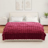 Antypoślizgowy koc z futra królika Olite 4 pcs 150 x 220 cm