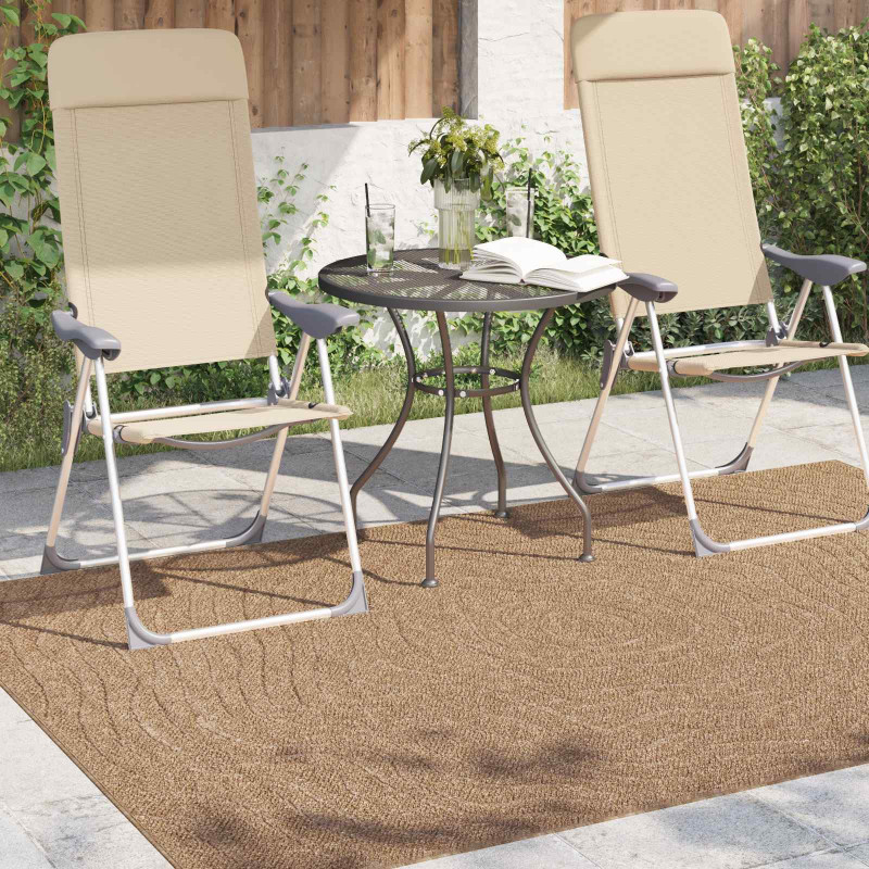 Dywany pokojowe Moiré AGIRA Naturalny 200 x 140 cm Poliester