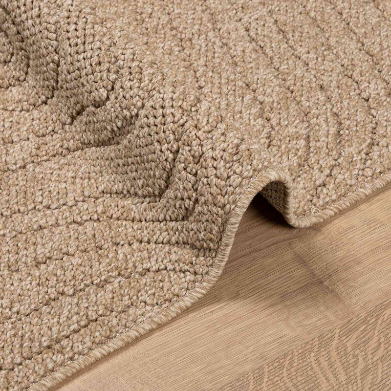 Dywany pokojowe Moiré AGIRA Naturalny 230 x 160 cm Poliester