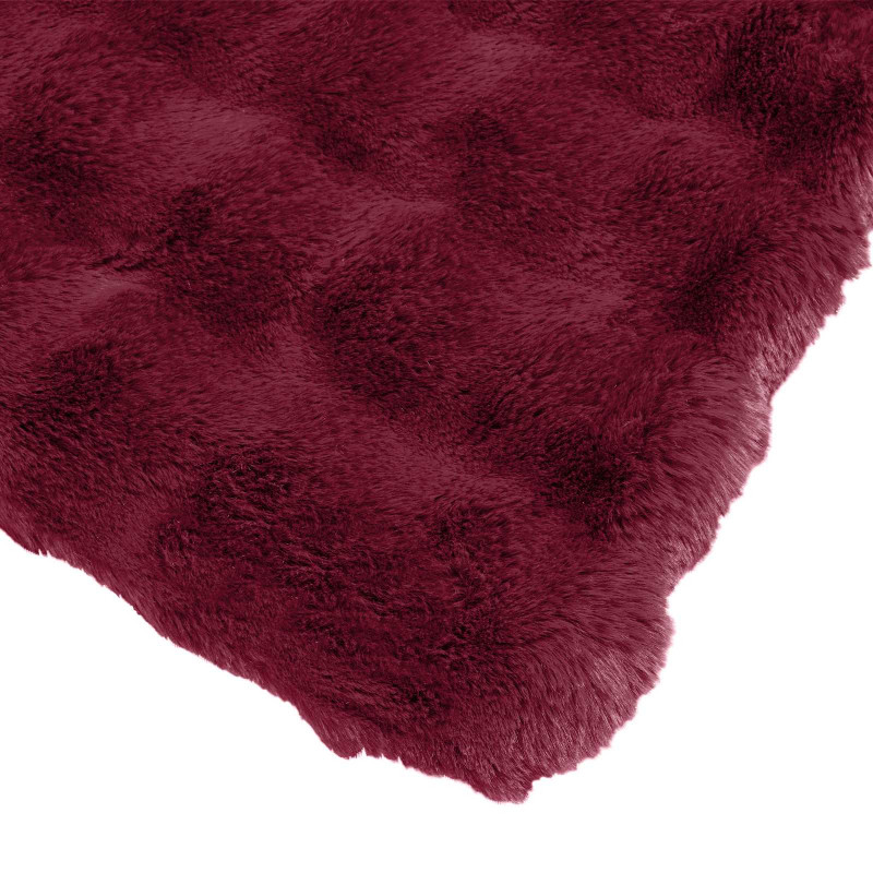 Antypoślizgowy koc z futra królika Olite 4 pcs 220 x 240 cm