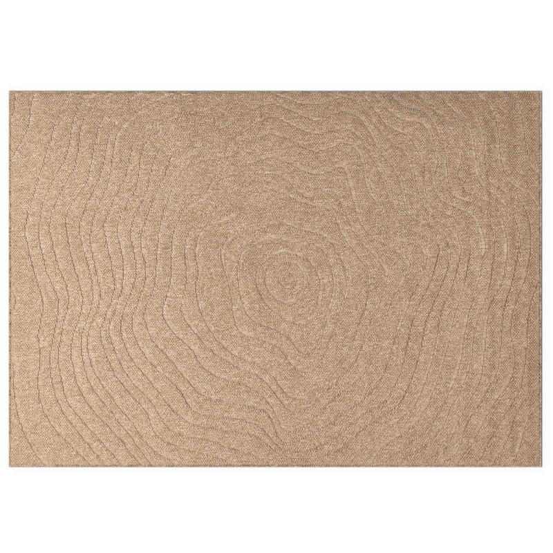 Dywany pokojowe Moiré AGIRA Naturalny 280 x 200 cm Poliester
