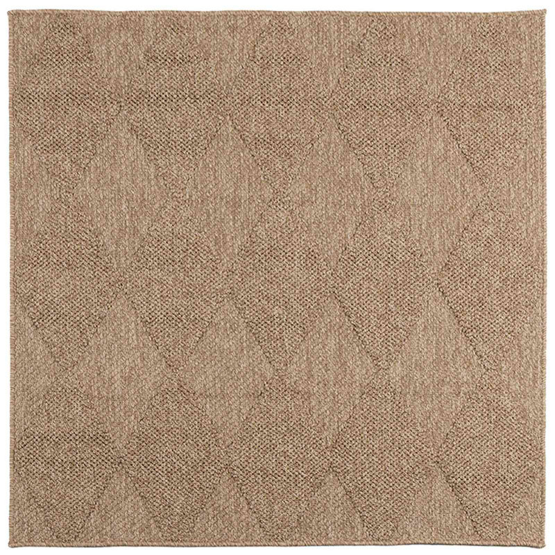 Dywany pokojowe Kwadrat AGIRA Naturalny 200 x 200 cm Poliester