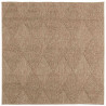 Dywany pokojowe Kwadrat AGIRA Naturalny 240 x 240 cm Poliester