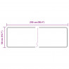 Biegacz dywanowy MARSA Szary 250 x 50 cm Poliester i PVC