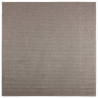Dywany pokojowe Kwadrat LUGO Ciemnoszary 120 x 120 cm Poliester