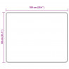 Biegacz dywanowy MARSA Szary 100 x 80 cm Poliester i PVC