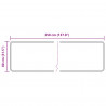 Biegacz dywanowy MARSA Szary 350 x 80 cm Poliester i PVC