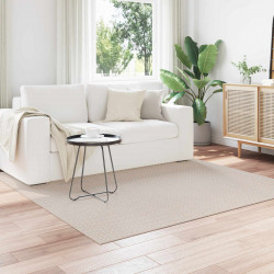 Dywany pokojowe Kwadrat FARO Kremowy 120 x 120 cm Poliester