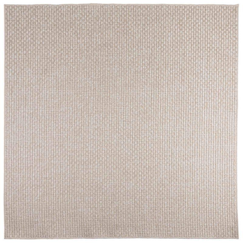 Dywany pokojowe Kwadrat FARO Kremowy 200 x 200 cm Poliester
