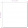 Biegacz dywanowy MARSA Szary 100 x 100 cm Poliester i PVC