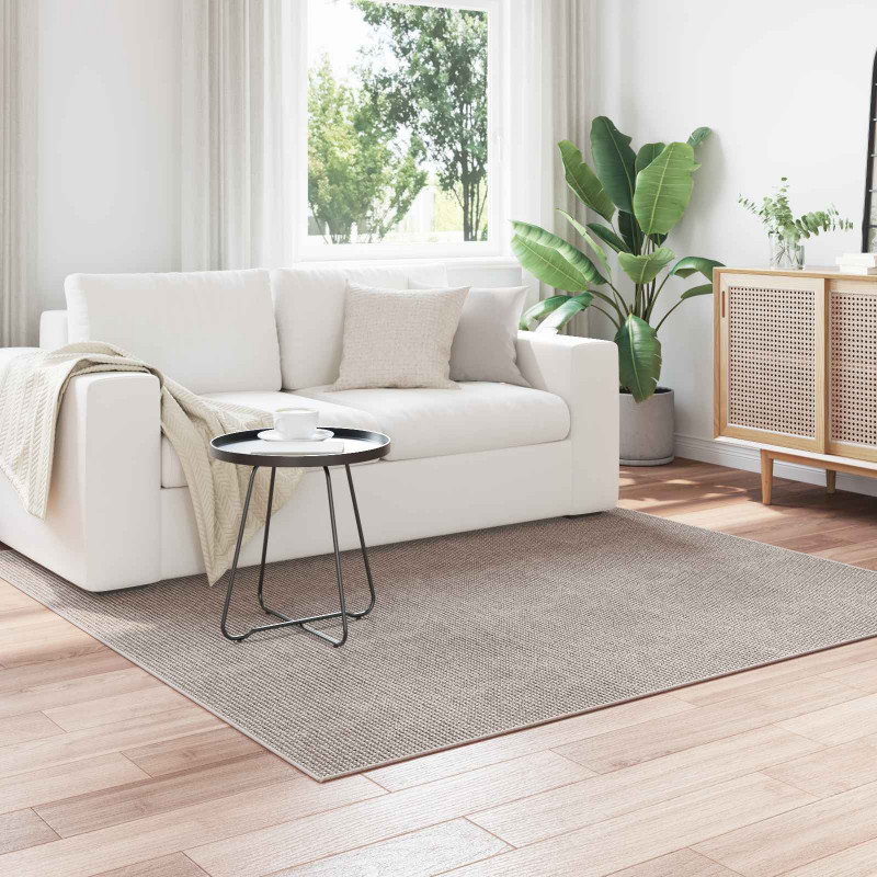 Dywany pokojowe LUGO Kremowy i Taupe 120 x 120 cm Poliester