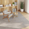 Dywany pokojowe LUGO Kremowy i Taupe 200 x 200 cm Poliester