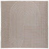 Dywany pokojowe Kwadrat PALMERAS Beżowy 120 x 120 cm Poliester