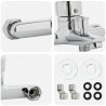 Bateria prysznicowa chrom G 1 / 2 cala