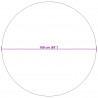Dywany pokojowe Okrągły SIROLO Kremowy Ø 160 CM Poliester