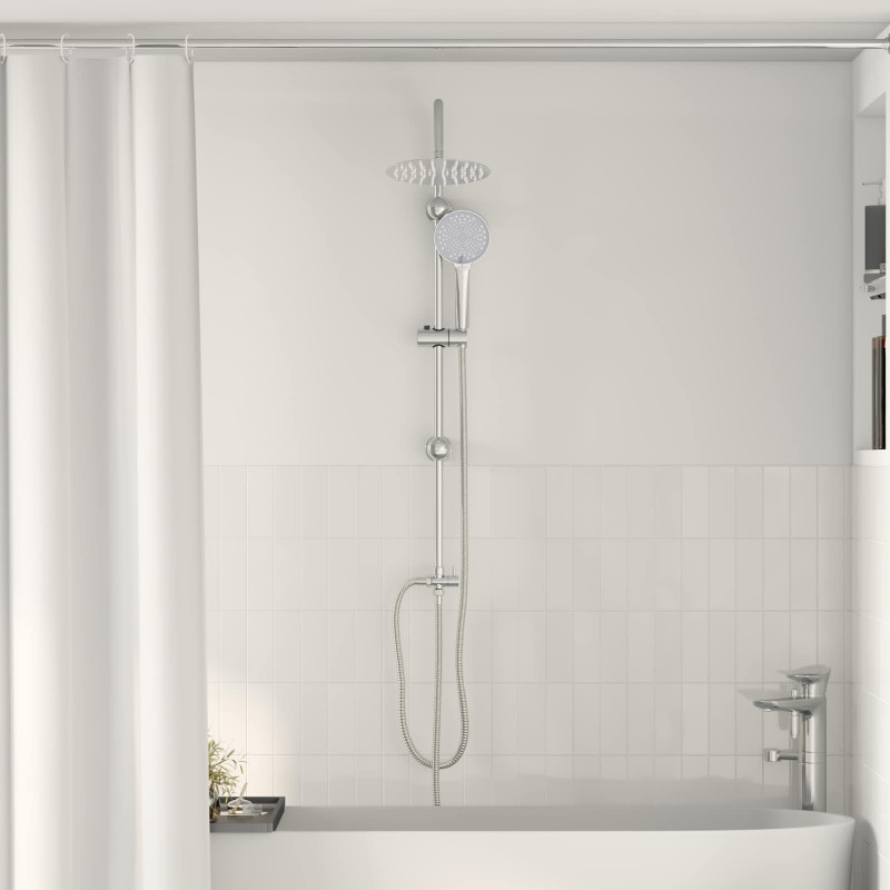 System Prysznicowy Srebrny 47 x 20 x 95 cm Stal nierdzewna