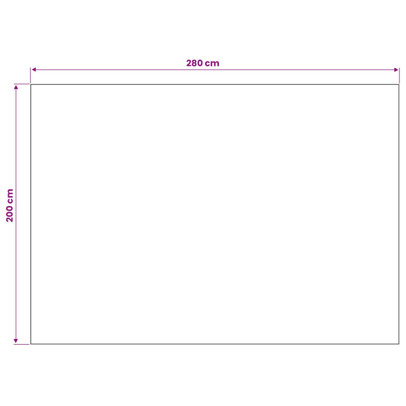 Dywany pokojowe Prostokątny SIROLO Beżowy 280 x 200 cm