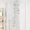 System Prysznicowy Srebrny 47 x 20 x 95 cm Stal nierdzewna