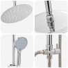 System Prysznicowy Srebrny 47 x 20 x 95 cm Stal nierdzewna