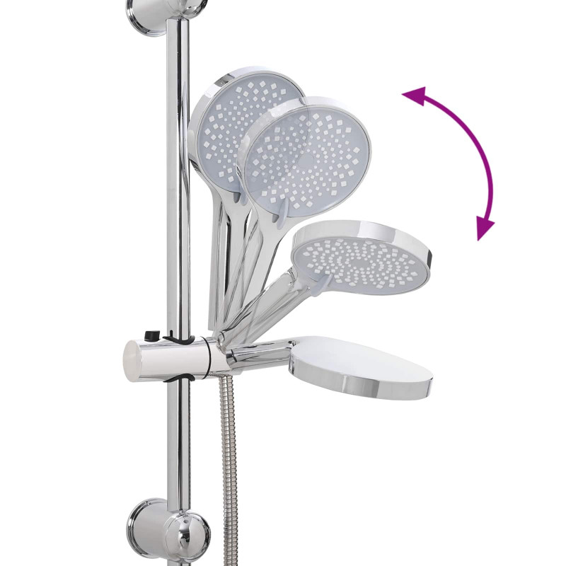 System Prysznicowy Srebrny 47 x 20 x 95 cm Stal nierdzewna