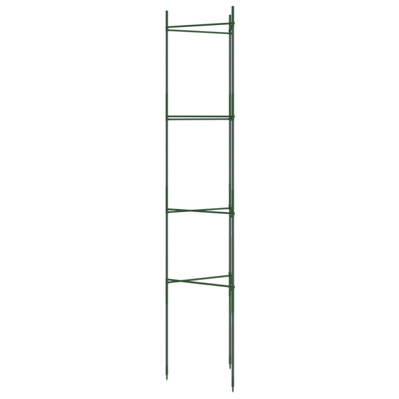 Podpórki do pomidorów, 6 szt., 154 cm, stal i PP