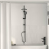 System Prysznicowy Czarny 47 x 20 x 95 cm Stal nierdzewna