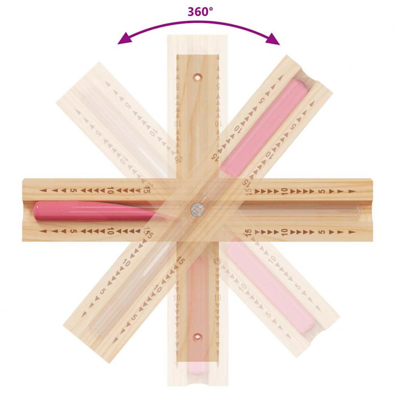 Zestaw akcesoriów do sauny 4 pcs Czarny