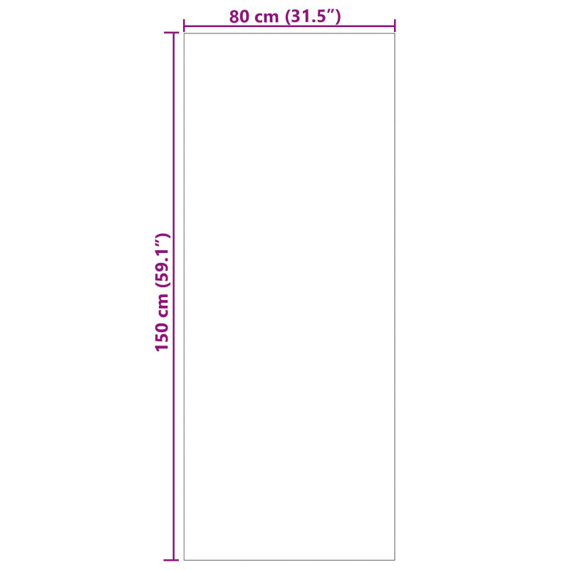 Dywany pokojowe SIROLO piaskowy 150 x 80 cm Poliester
