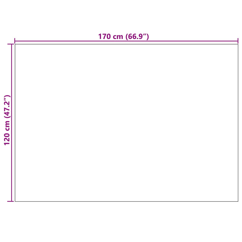 Dywany pokojowe SIROLO piaskowy 170 x 120 cm Poliester