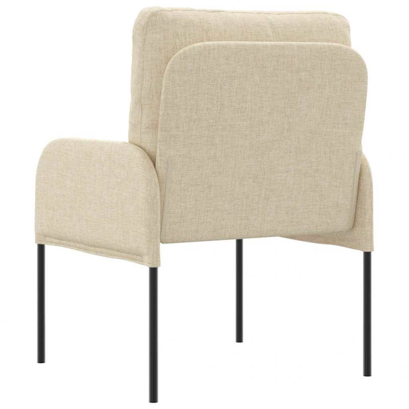 Kanapy z poduszką 55cm Kremowy sklejka