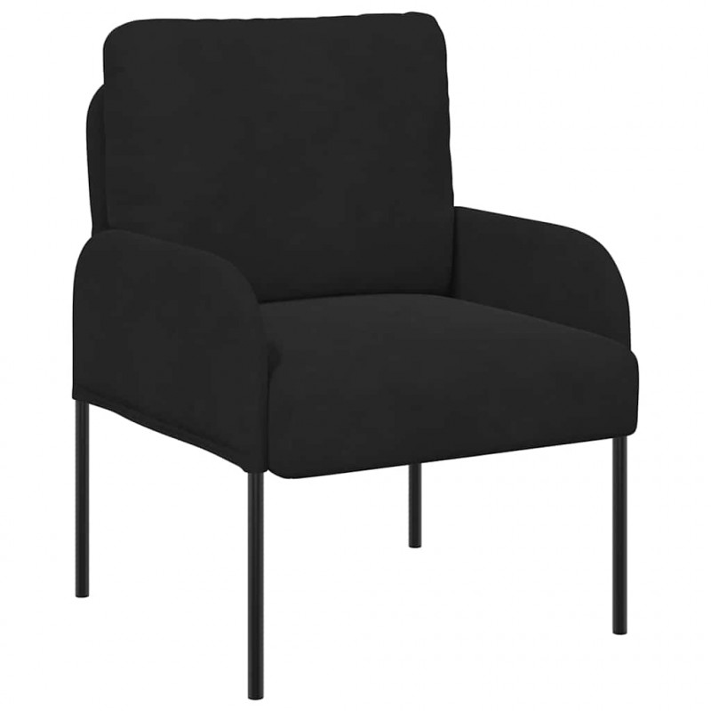 Kanapy z poduszką 55cm Czarny sklejka