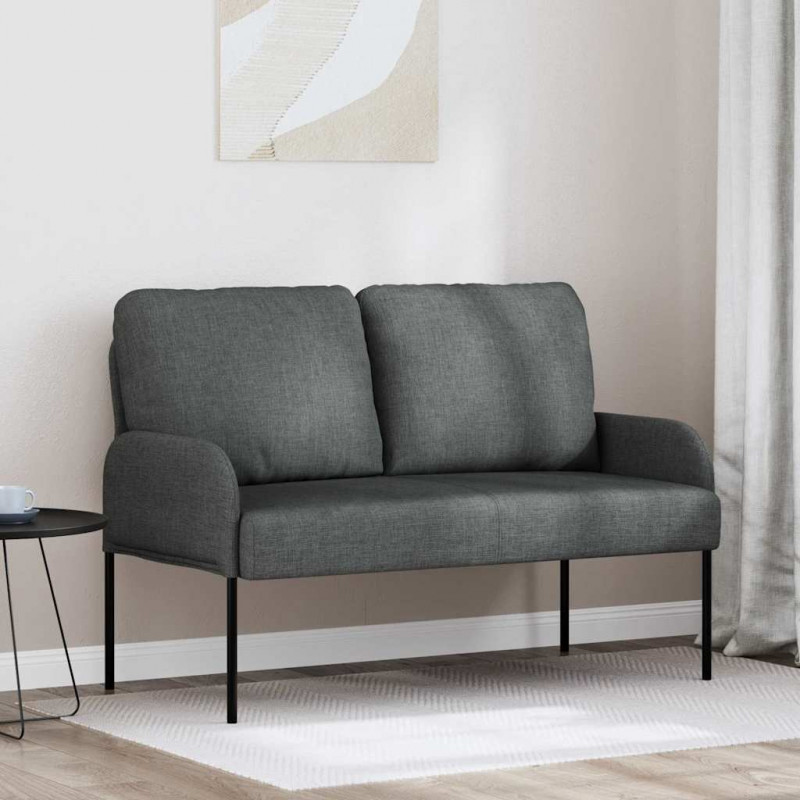 Kanapy z poduszką 110cm Ciemnoszary sklejka