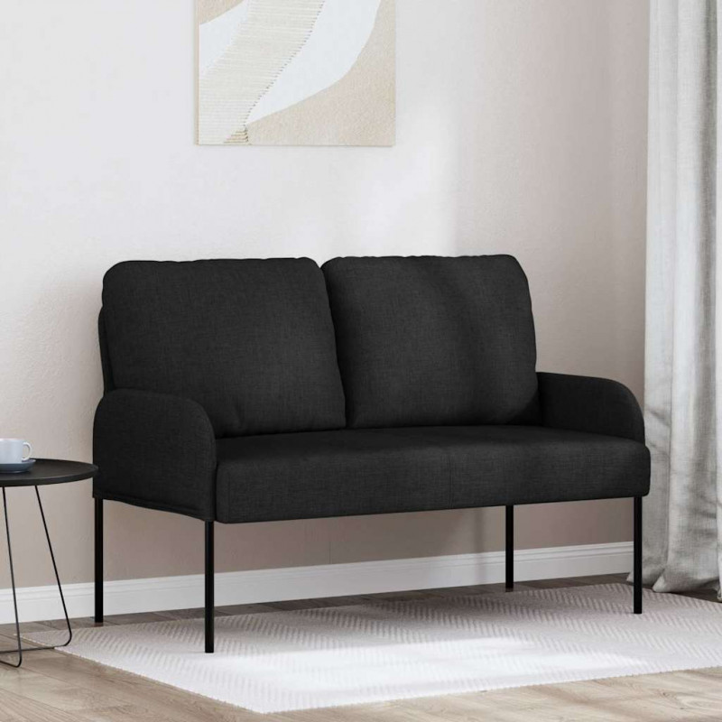 Kanapy z poduszką 110cm Czarny sklejka