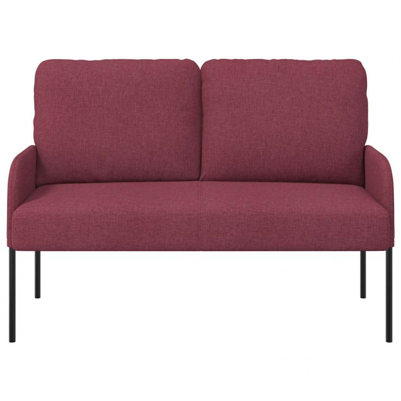 Kanapy z poduszką 110cm Czerwone wino sklejka
