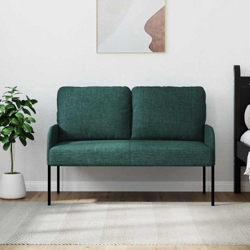 Kanapy z poduszką 110cm Ciemna zieleń sklejka