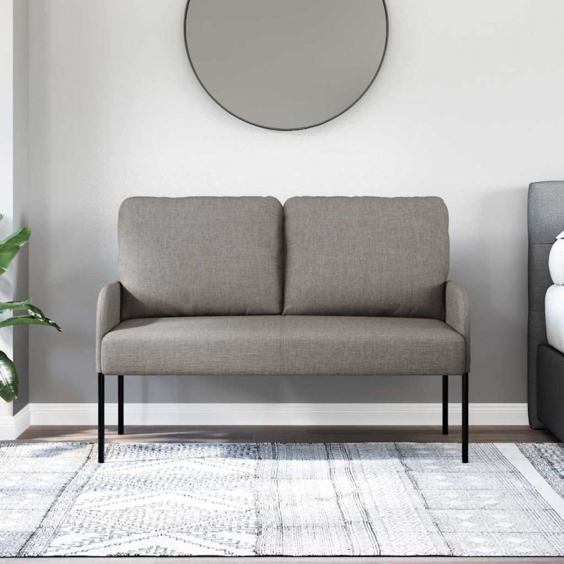 Kanapy z poduszką 110cm Ciemnoszary sklejka