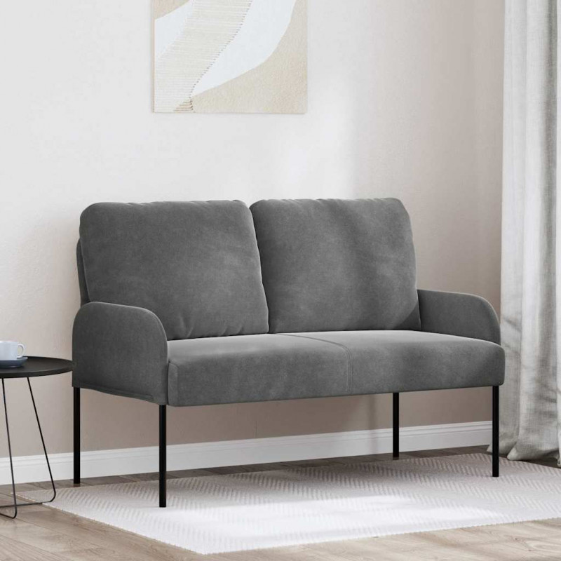Kanapy z poduszką 110cm Ciemnoszary sklejka