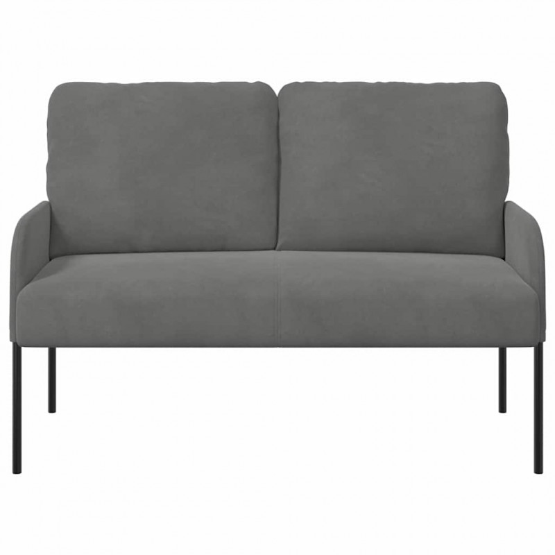 Kanapy z poduszką 110cm Ciemnoszary sklejka