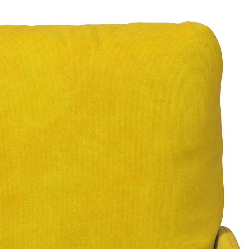 Kanapy z poduszką 110cm Żółty sklejka