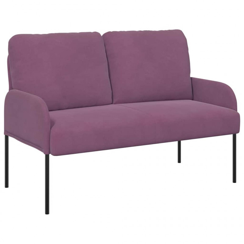 Kanapy z poduszką 110cm Fioletowy sklejka