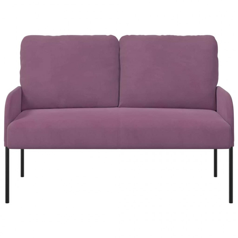 Kanapy z poduszką 110cm Fioletowy sklejka