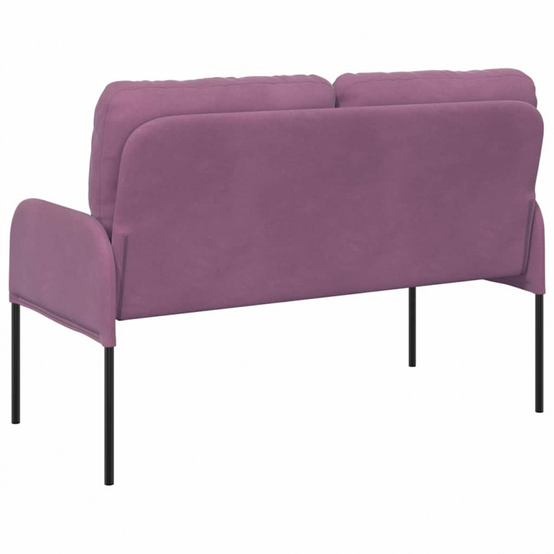 Kanapy z poduszką 110cm Fioletowy sklejka