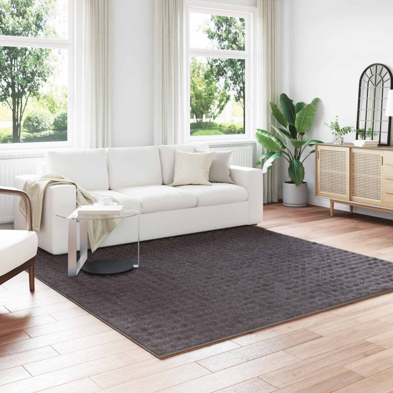 Dywany pokojowe Kwadrat SIROLO Antracyt 240 x 240 cm Poliester
