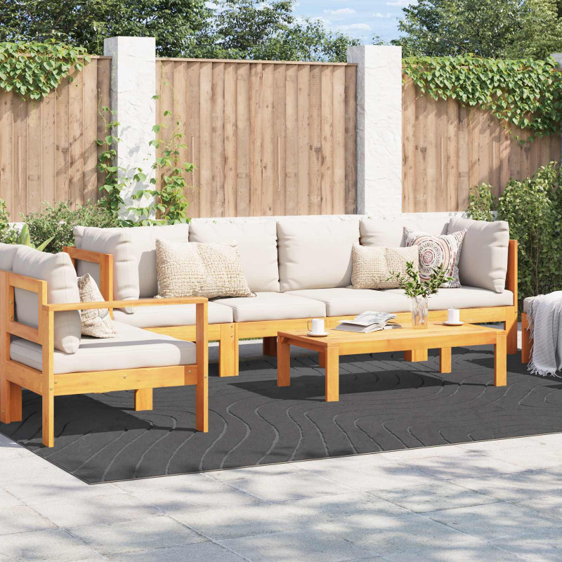 Dywany pokojowe PALMERAS Antracyt 280 x 200 cm Poliester