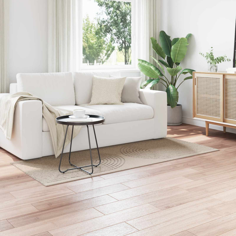Dywany pokojowe Prostokątny GALATI Beżowy 150 x 80 cm Poliester